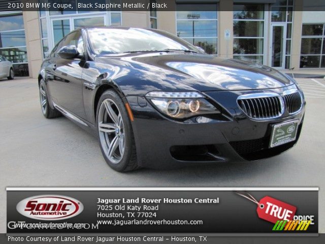 2010 BMW M6 Coupe in Black Sapphire Metallic