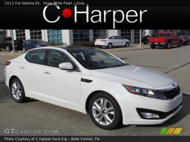 2011 Kia Optima EX in Snow White Pearl