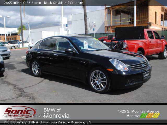 2005 Infiniti G 35 Sedan in Black Obsidian