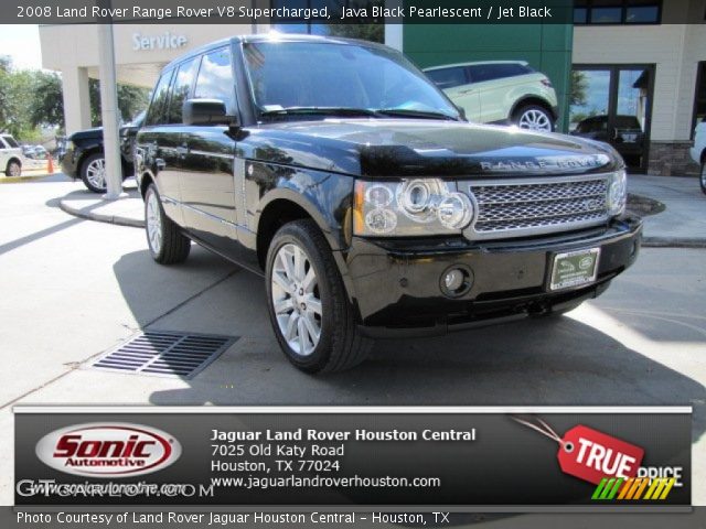 2008 Land Rover Range Rover V8 Supercharged in Java Black Pearlescent