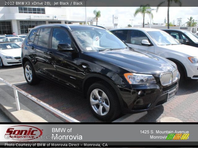 2012 BMW X3 xDrive 28i in Jet Black