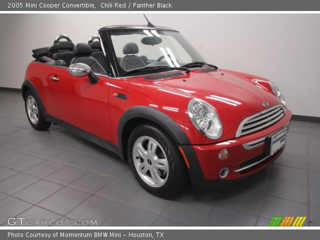2005 Mini Cooper Convertible in Chili Red