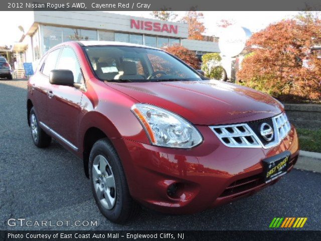2012 Nissan Rogue S AWD in Cayenne Red