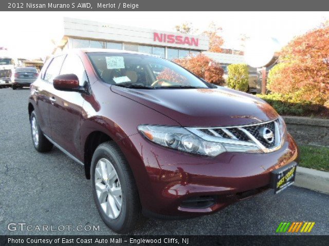 2012 Nissan Murano S AWD in Merlot