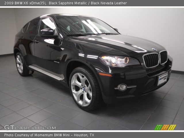 2009 BMW X6 xDrive35i in Black Sapphire Metallic