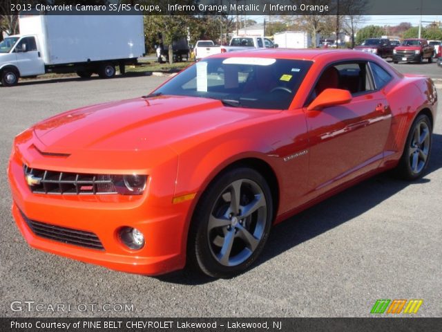 2013 Chevrolet Camaro SS/RS Coupe in Inferno Orange Metallic