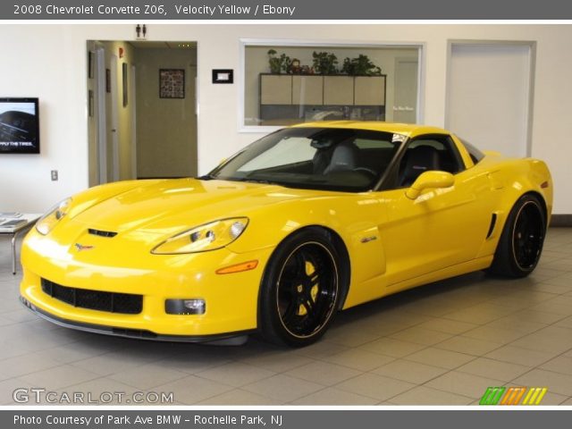 2008 Chevrolet Corvette Z06 in Velocity Yellow