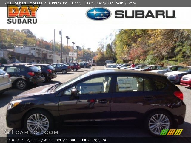 2013 Subaru Impreza 2.0i Premium 5 Door in Deep Cherry Red Pearl