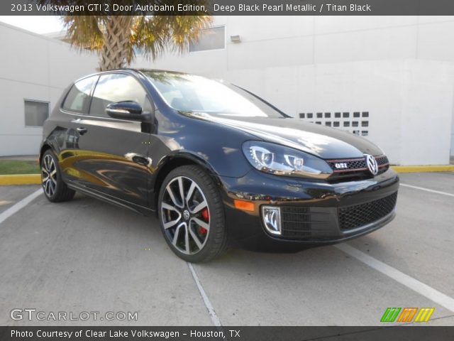 2013 Volkswagen GTI 2 Door Autobahn Edition in Deep Black Pearl Metallic