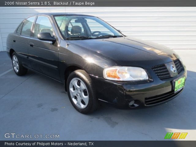 2006 Nissan Sentra 1.8 S in Blackout