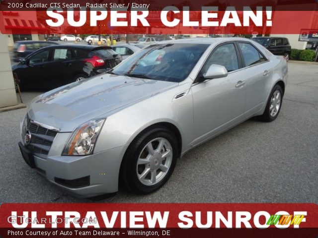 2009 Cadillac CTS Sedan in Radiant Silver