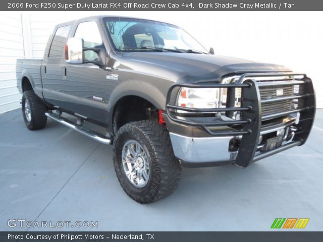 2006 Ford F250 Super Duty Lariat FX4 Off Road Crew Cab 4x4 in Dark Shadow Gray Metallic