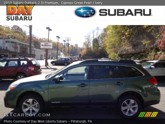 2013 Subaru Outback 2.5i Premium in Cypress Green Pearl