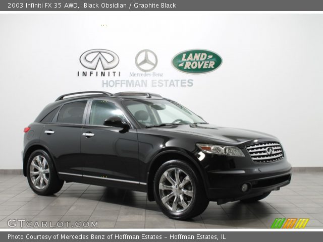 2003 Infiniti FX 35 AWD in Black Obsidian