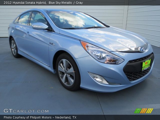 2012 Hyundai Sonata Hybrid in Blue Sky Metallic