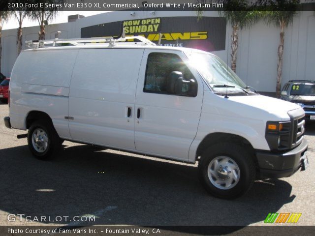 2010 Ford E Series Van E350 XL Commericial in Oxford White