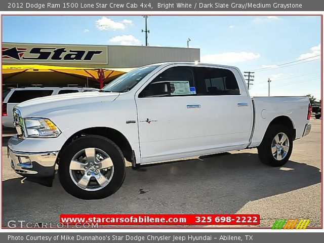 2012 Dodge Ram 1500 Lone Star Crew Cab 4x4 in Bright White