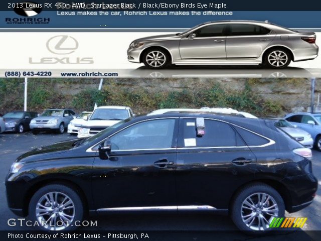 2013 Lexus RX 450h AWD in Stargazer Black