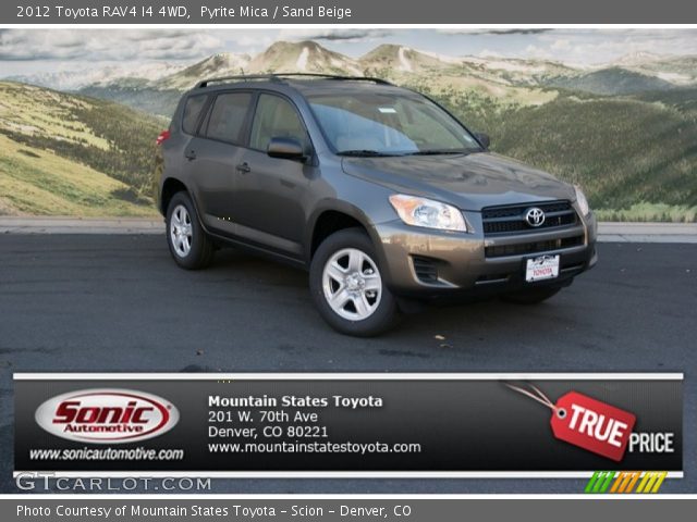 2012 Toyota RAV4 I4 4WD in Pyrite Mica