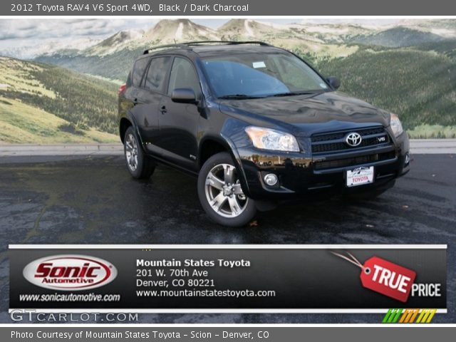 2012 Toyota RAV4 V6 Sport 4WD in Black