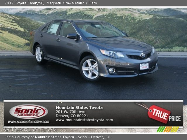 2012 Toyota Camry SE in Magnetic Gray Metallic