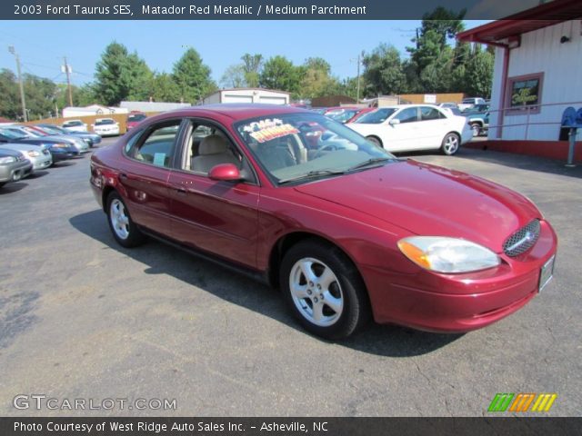 2003 Ford Taurus SES in Matador Red Metallic