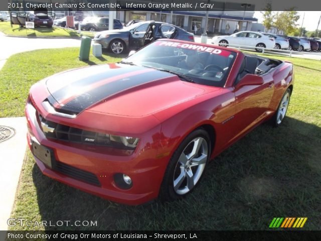 2011 Chevrolet Camaro SS Convertible in Inferno Orange Metallic