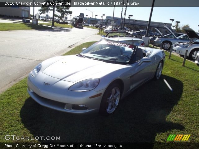 2010 Chevrolet Corvette Convertible in Blade Silver Metallic