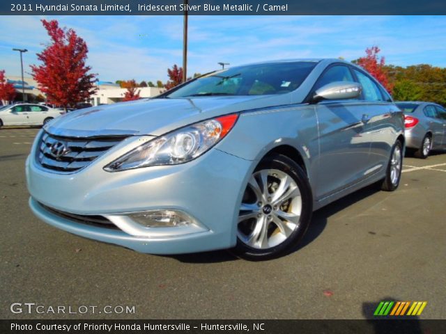 2011 Hyundai Sonata Limited in Iridescent Silver Blue Metallic