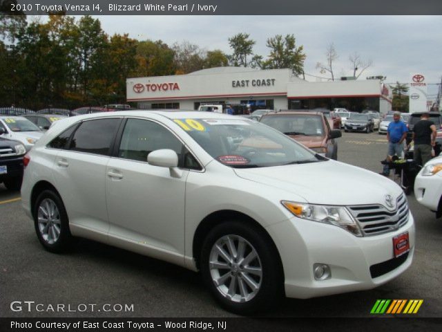 2010 Toyota Venza I4 in Blizzard White Pearl