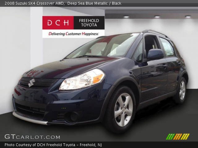 2008 Suzuki SX4 Crossover AWD in Deep Sea Blue Metallic