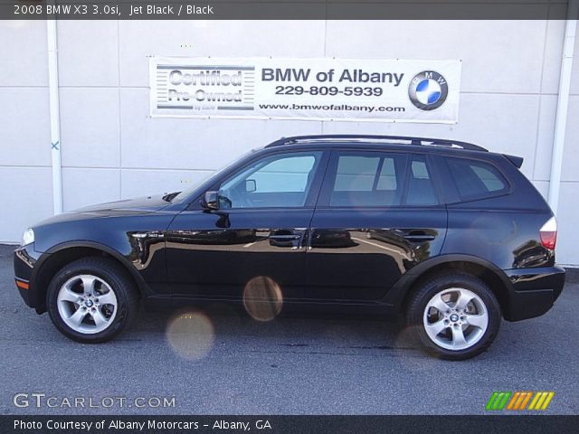 2008 BMW X3 3.0si in Jet Black