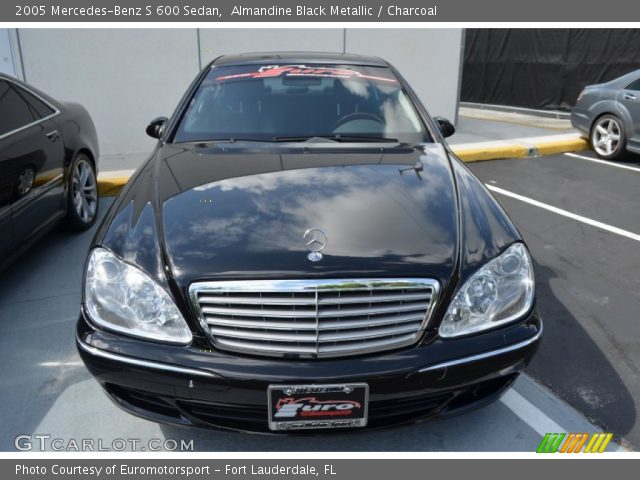 2005 Mercedes-Benz S 600 Sedan in Almandine Black Metallic