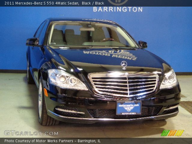 2011 Mercedes-Benz S 550 4Matic Sedan in Black
