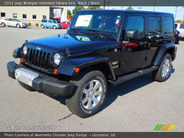 2013 Jeep Wrangler Unlimited Sahara 4x4 in Black
