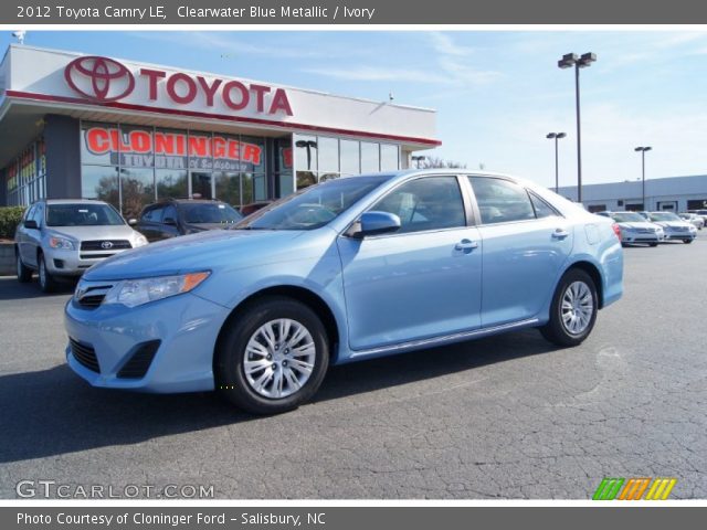 2012 Toyota Camry LE in Clearwater Blue Metallic