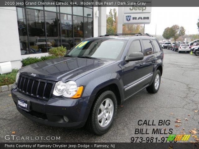 2010 Jeep Grand Cherokee Laredo 4x4 in Modern Blue Pearl