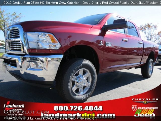 2012 Dodge Ram 2500 HD Big Horn Crew Cab 4x4 in Deep Cherry Red Crystal Pearl