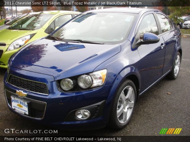 2013 Chevrolet Sonic LTZ Sedan in Blue Topaz Metallic