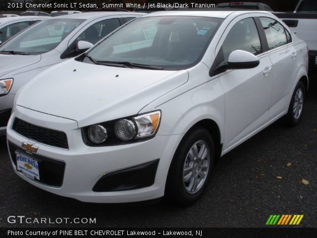 2013 Chevrolet Sonic LT Sedan in Summit White