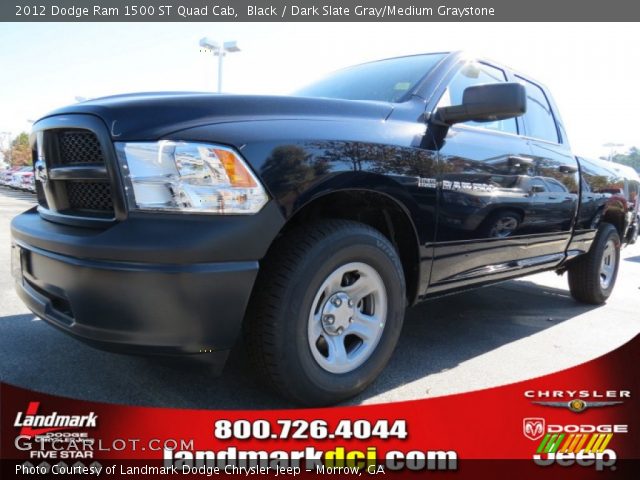 2012 Dodge Ram 1500 ST Quad Cab in Black