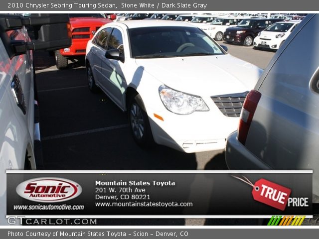 2010 Chrysler Sebring Touring Sedan in Stone White