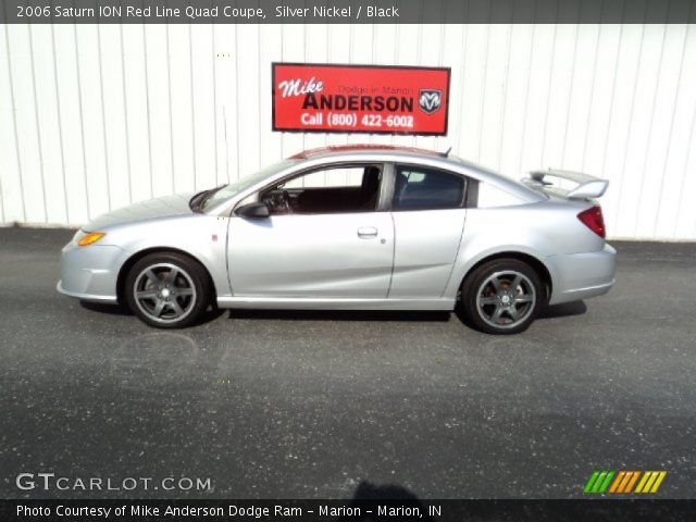 2006 Saturn ION Red Line Quad Coupe in Silver Nickel