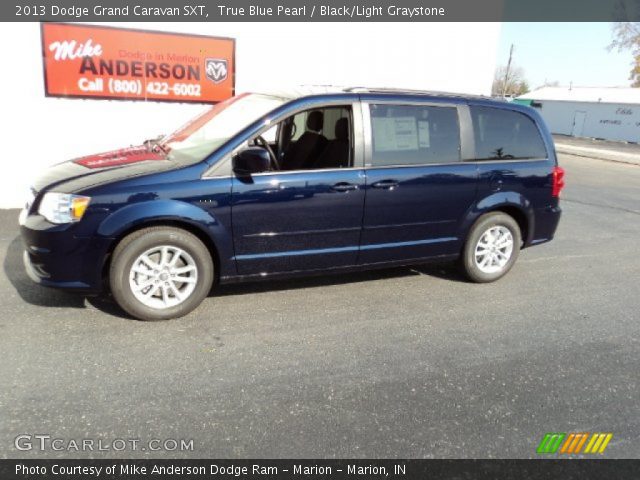 2013 Dodge Grand Caravan SXT in True Blue Pearl