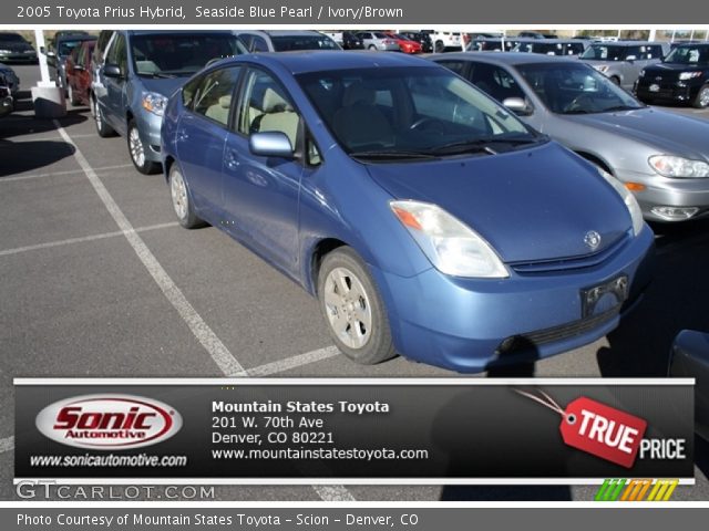2005 Toyota Prius Hybrid in Seaside Blue Pearl
