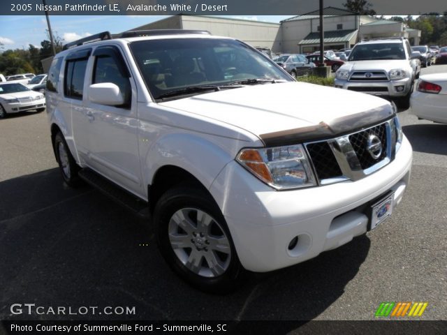 2005 Nissan Pathfinder LE in Avalanche White