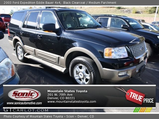 2003 Ford Expedition Eddie Bauer 4x4 in Black Clearcoat