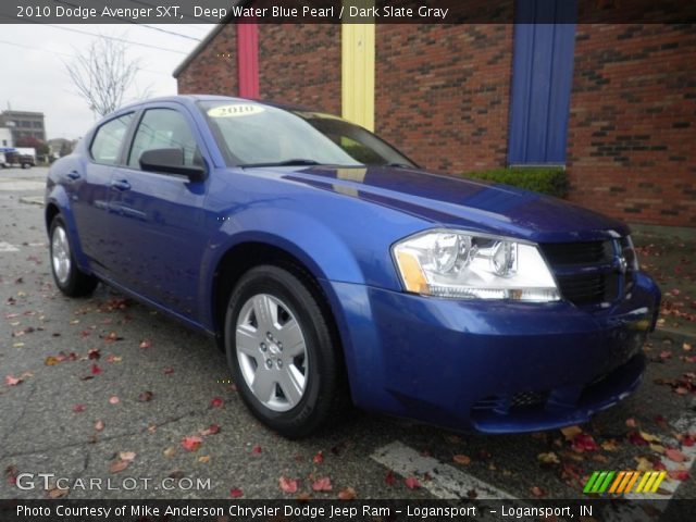 2010 Dodge Avenger SXT in Deep Water Blue Pearl