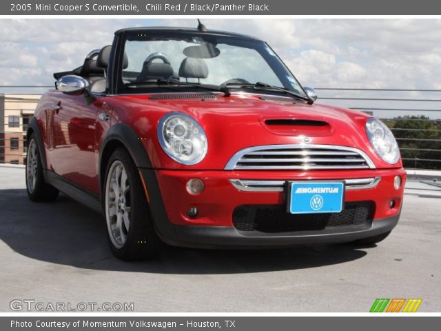 2005 Mini Cooper S Convertible in Chili Red