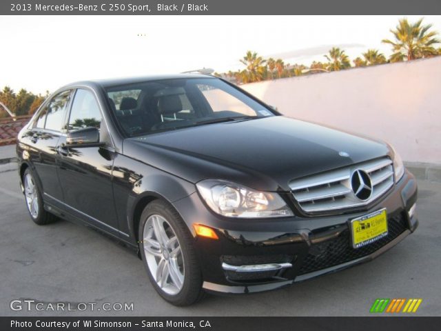 2013 Mercedes-Benz C 250 Sport in Black